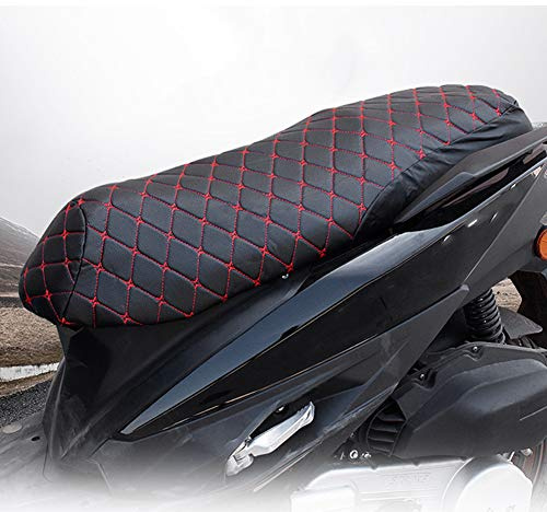ZAICOLER Motorrad-Sitzbezug, Kunstleder, Sonnenfester Elektrischer Motorrad-Sitzbezug für Alle Jahreszeiten für Elektrische Motorräder (XL)