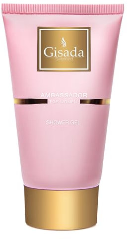 Gisada, Ambassador - Gel doccia da donna, rinfrescante, 100 ml