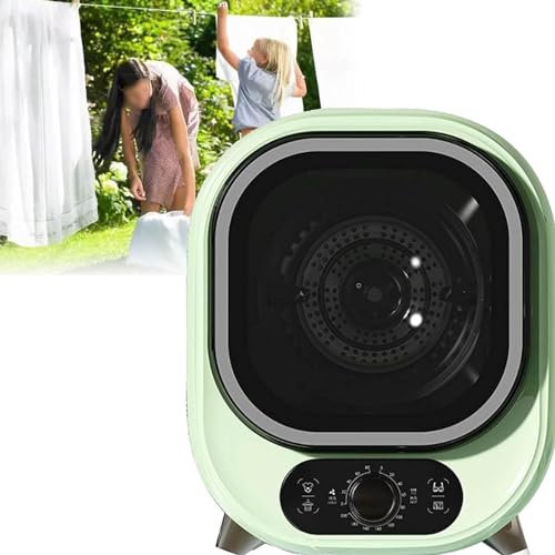 Tumble Dryer,Small Tumble Dryer, Portable Condenser Tumble Dryer, 5kg Vented Tumble Dryer, Perfect for Counter Top or Wall Mounted Use, Compact, Mini Spin Dryer,B-110V