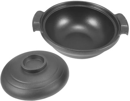 Warmhm Marmite à Soupe Et Ragoût Ustensiles Pour Cuisinière Cocotte Céramique Avec Couvercle Pratique Et Facile à Nettoyer