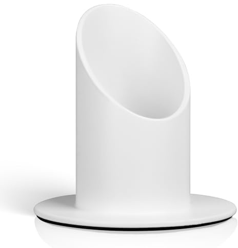 BEENNA 1 Stück Kerzenständer für eine Taufkerze, ø 41 mm Kerzenständer Kommunionkerze aus Metall für Kommunion, Taufe, Deko