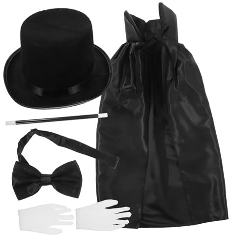 COSMEVIVI 1 juego Conjunto de Accesorios de Detective Disfraz Sombrero y Pajarita Cosplay Fiestas y Halloween Juguete Roles Desempeños y Celebraciones Temáticas