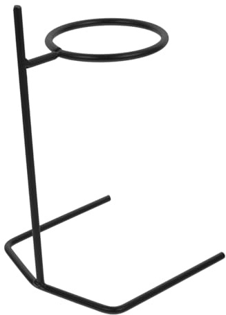 HAMPPLIES Supporto Semplice Inossidabile Nero in Caffè Acciaio per Filtro da e Trasportare, Leggero Facile Design Creativo Casa e Ufficio