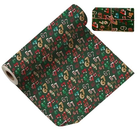 Weihnachts-Geschenkpapierrollen, 67 Muster, Urlaubsdekoration, breite festliche Dekoration, Geschenkrolle, für Party, Geburtstag, Hochzeit, Projekte, Veranstaltungen, Feiern, Büro, Schule,