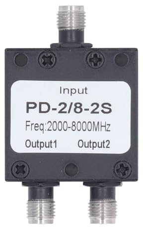 Divisore di potenza SMA a 2 vie, divisore di potenza RF per di antenne, divisore di potenza a microstriscia ad alto isolamento a bassa perdita di inserzione da 2 a 8 GHz con