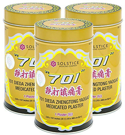 701 Dieda Zhentong Yaogao Medicated Plaster (Genuine Solstice Product) (3 Cans)
