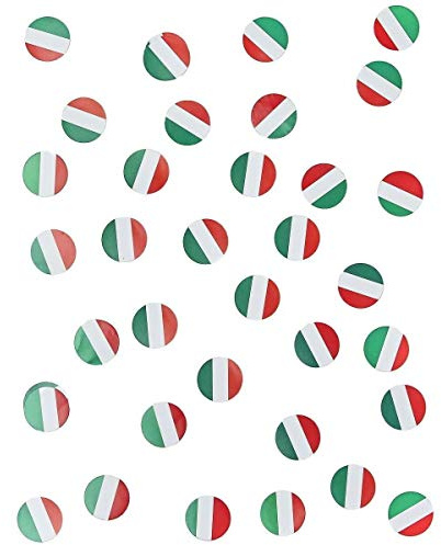 Christian Fabrication 150 Tischkonfetti mit italienischer Flagge – bunt – Einheitsgröße