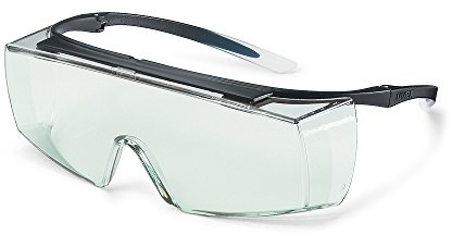 Uvex Überbrille 9169 f OTG variomatic, schwarz, Scheibe aus Polycarbonat, Scheibenfarbe: leicht grün