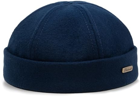 Sterkowski Docker Beanie Cap | 100% Wolle Dockermütze für Herren und Damen | Warm Traditioneller Seemannsmütze