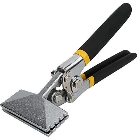 Pinza per piegare lamiere Pinza per cucire con impugnatura antiscivolo Morsetto manuale per lamiera(Straight)