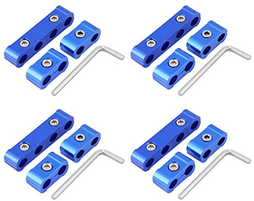 Akozon Spark plug wire separator 12Pcs Braided Engine Spark Plug Wire Hose Separator Clamp Fitting Kit for 8mm 9mm 10mm,ht lead dividers