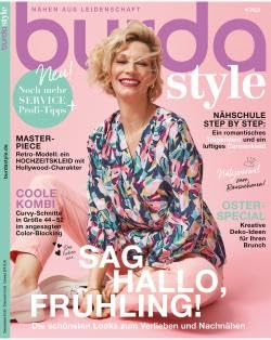 burda style Nähmagazin: April-Ausgabe [2022-04], Schnittmuster ideal geeignet für Anfänger und Näherfahrene