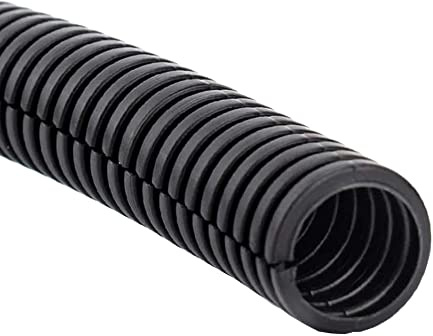 MOCNT Split Loom Wire Auto Split Loom Tubing Wire Conduit Polyethylene Corrugated Flexible Tube Cable Management Sleeve Protection Pipe Cable Tidy Organiser 11mm 5meter