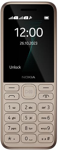 Nokia 130 Musik | leistungsster Lautsprecher, Musik-Player und kabelloses FM-Radio | spezielle Musiktasten | großes 6,1 cm Display | 1 Monat Standby-Akkulaufzeit | Gold