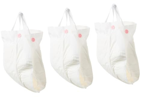 Compresas Sanitarias de Maternidad 3 Unidades, Blanco | Pe y Tela No Tejida, Pulpa Absorbente Resina Polimérica, Uso Diario y Ejercicio