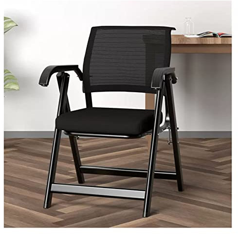Ergonomischer, gepolsterter Konferenzstuhl mit klappbarem Nesting-Design