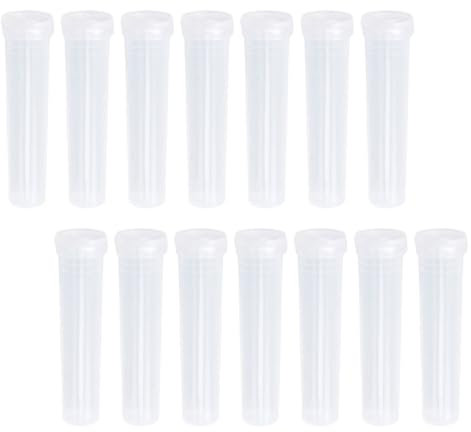 Happyyami 20pezzi Tubo Trasparente Per Nutrizione Fiori Accessori Per Fioristi Per Conservare e Decorare Fiori Freschi Per Garofani