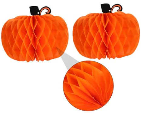 ANDRESLAD Decorazioni Pasquali e Halloween 6 Pezzi Palla di Fiori a Nido d'Ape in Carta Leggera Riutilizzabile per Festa e Decorazione Casa, Design Speciale per Camere da Letto e Eventi