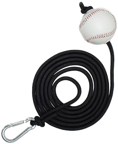Tressify Baseball Schlagtrainer, Simulierte Pitch Trainingshilfe, Solo Practice Batting Trainer System, 1181.1 in / 3000cm Erweiterte Länge, für Indoor und Outdoor