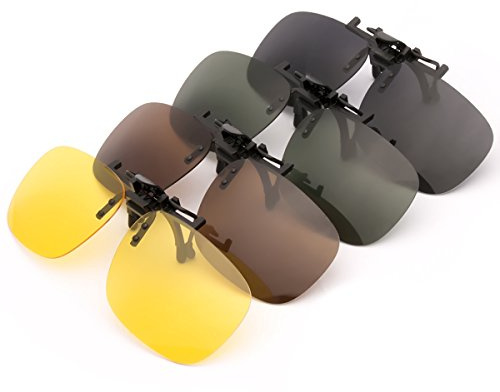 Punasi Polarized Clip-on Sunglasses Lenses for Prescription Glasses