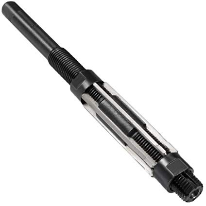 uxcell Adjustable Hand Reamer 19-21mm High Speed Steel H8 6 Straight Flutes Milling Cutter Tool Metric Reaming Drill Bit for Metal