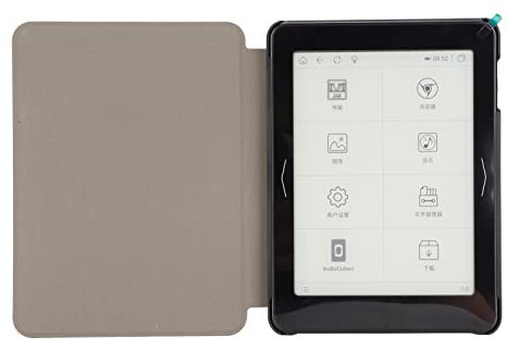 E-Reader, 6in 1448x10726 HD Ink Screen EBooks, 1GB+16GB, Quad Core Ebook Reader, Compatible con USB C, BT Y WiFi, Retroiluminación, con Estuche Protector, para Android 8.1