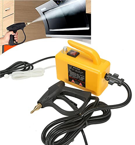 CANIAN Macchina per la Pulizia ad Alta Pressione, pulitore a Vapore da 2600 W, generatore di Vapore Portatile ad Alta Pressione Professionale, per Pavimenti in Piastrelle per mobili da Bagno per Auto