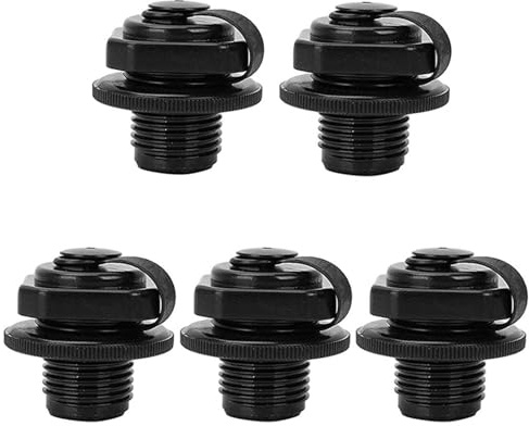 Valvole d'Aria Gonfiabili Kayak a Vite, Valvola Gonfiabile per Barche Pneumatiche Kayak Della Barca per Barche Gonfiabili Resistente Valvola Spirale Gonfiabile Tappo per Zattera Gonfiabile,5 Pezzi