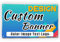 Banner Personalisiert, Banner Selbst Gestaltenmit Text/Bild/Logo, füR den Innen- und AußEnbereich Geeignet füR Geburtstagsfeiern, Hochzeiten, Abschlussfeiern, Werbung und Festivals