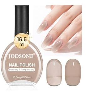 JODSONE 16,5 ml Jelly Nude Brown Nagellack Großvolumiger, schnell trocknender Nagellack