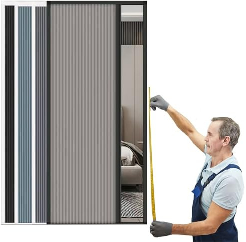 RENLXFI Puerta Corredera Plegable Accordion Doors Interior Honeycomb Folding Door, Custom Concertina Door for Kitchen/Bathroom/Bedroom/Balcony, No Drill Room Divider Sliding Door