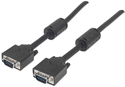 Manhattan Cable Svga San> St. 3,0M Núcleos De Ferrita [BK]