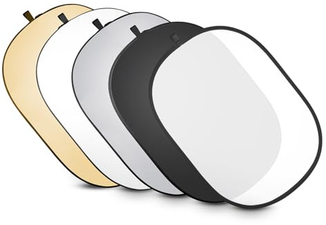 Walimex 5-in-1 Faltreflektor Set (150 x 200 cm) gold/silber/schwarz/transparent/weiß
