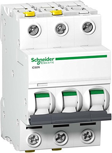 Schneider Electric A9F03340 Interruttore di circuito iC60N, 3P, 40A, B caratteristiche