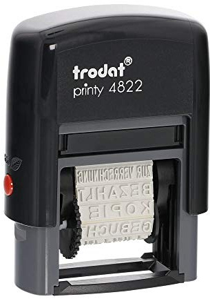 Trodat Printy 4822 Wortband (24x4 mm) Abdruckfarbe Rot
