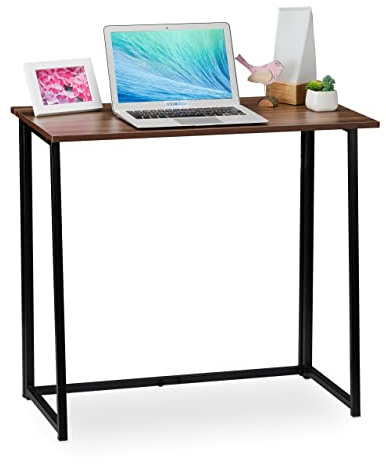 Relaxdays Schreibtisch klappbar, platzsparender Bürotisch zum Klappen, Home Office, Jugendzimmer, 74,5x80x45cm, Farbwahl | Home Office, Jugendzimmer, 74,5 x 80 x 45 cm