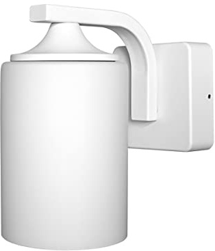 Ledvance Endura Classic Lantern Cylinder Wandleuchte, Aluminium, Weiß, One size, Weiss