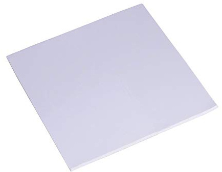 Annadue Thermal Pad 2mm - Refroidissement du radiateur Conductivité Thermique Silicone Pad - 100x100x2mm(Gris + Blanc)