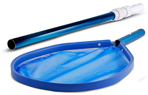 Kescher Set 9, Laubkescher Aluminium, Teleskopstange kurz, Reinigung, Schwimmbecken, Pool, Quick Up