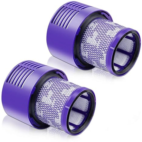 BONBELONG Replacement Filter V10 Filter for Dyson, Filters for Dyson V10 SCyclone Series, V10 Absolute, V10 Animal, V10 Total Clean, SV12, Replace Part No. 969082-01 Washable Reusable 2Packs