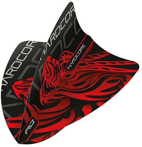 RED DRAGON Jonny Clayton Hardcore Freestyle Dart Flights - 3 Sets Per Pack (9 Dart Flights in Total)