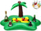 Portabevande gonfiabili per piscina,Portabibite Gonfiabile, Palma Gonfiabile, 90x55x55cm galleggianti per piscina,