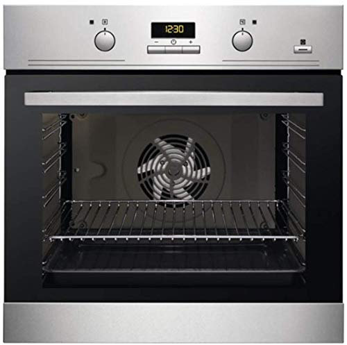 Horno Monoventilador Acero Inoxidable Clase Energética A Horno Microondas Solo En Silver Tact Horno Halógeno Convección Premium Cocina Ideal para Asar, Hornear Útiles