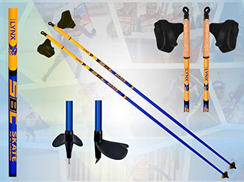 Sportlynx Skating 70% Carbon Langlaufstöcke Skating Stock Skistöcke (170 cm)