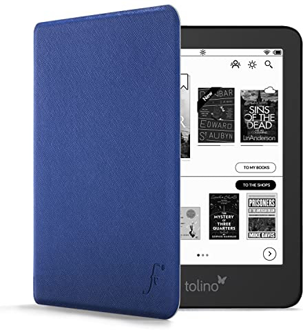 Forefront Cases Hülle für Tolino Shine 4. Generation (Modell: 2022) - Königsblau - Dünn und Leicht, Smart Auto Schlaf/Wach Schutz-Hülle (Tasche) für Tolino Shine 4. Generation