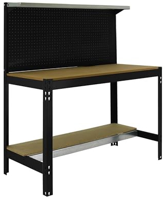 SimonRack Arbetsbänk, Vikt 600 kg, 1445x1510x610 mm, Arbetsbord, Antracit/Madeira - BT3