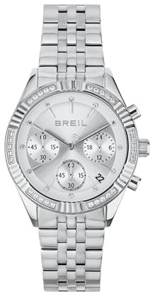 Breil Orologio TW2017 DONNA STAND OUT quadrante BI-COLORE ARGENTO movimento CRONOGRAFO QUARZO e BRACCIALE ACCIAIO ARGENTO