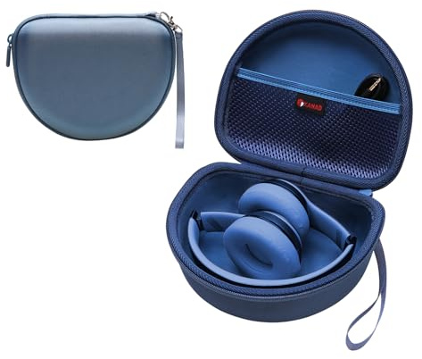 XANAD étui de Voyage pour Casque JBL Tune 520BT 530 BT 510BT 570BT 660NC 670NC Housse Casque jbl Remplacement avec Rangement câble （Bleu）
