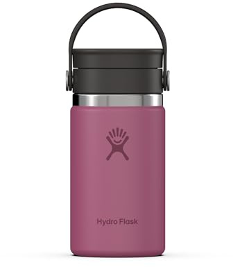 HYDRO FLASK - Coffee Flask 354 ml (12 oz) - Vacuum Insulated Stainless Steel Travel Mug with Leak Proof Flex Sip Lid - Wide Mouth - Reef