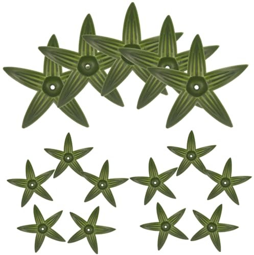 GOOHOCHY 50stücke Kunststoff Blumenkelche Künstliche Blume Kelche DIY Kelche Für Selbermachen Von Kunstblumen Und Seifenblumen